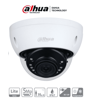 DH-HAC-HDBW1500EN-0280B | DAHUA - Cámara Domo de 5 Megapixeles Antivandalica/ Lente de 2.8mm/ 111 Grados de Apertura/ IR de 30