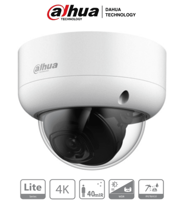 DH-HAC-HDBW1801EAN | DAHUA - Camara Domo Antivandalica 4k/ 8 Megapixeles/ Lente de 2.8mm/ 106 Grados de Apertura/ Metalica/ Su