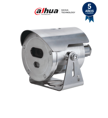 DH-ECA2A1400-HN | DAHUA - Cámara Bullet Antiexplosiva 4MP/ Lente 4mm/ Starlight/ SMD/ IR 30 metros/ Smart H.265+/ Min.