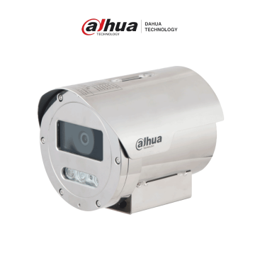 DH-ECA3A1404N-HNR-XB | DAHUA - Cámara IP antiexplosión de 4 MP con zoom óptico 4x, H.265+, IR de 40m, AI SMD Plus, Starlight,