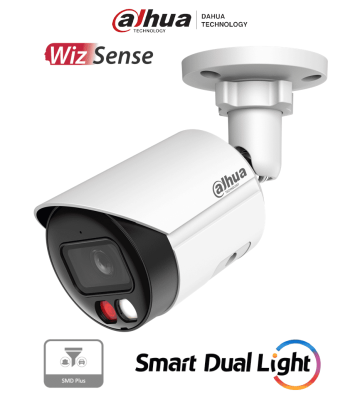 DH-IPC-HFW2649S-S-IL | DAHUA - Cámara IP Bullet de 6 megapíxeles/ Lente 2.8mm/ 112 grados de apertura/ WizSense/ 30 metros de