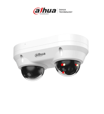 DH-IPC-HDBW2449F-AS-E2-IL | DAHUA - Cámara Domo Dual IP de 4MP, iluminador dual inteligente/ Lente 2.8mm/ Protección Perimetra