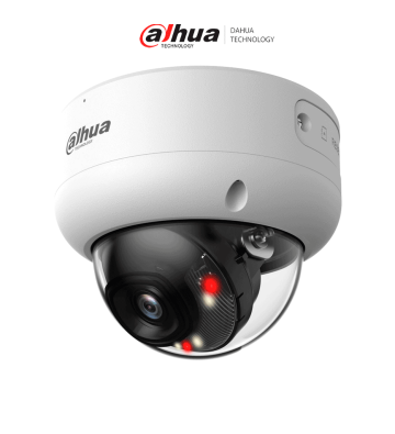 DH-IPC-HDBW3849E-AS-IL | DAHUA - Cámara IP Domo Antivandálica 4k/ 8 Megapixeles/ Iluminador Dual/ Lente de 2.8 mm/ 107 Grados