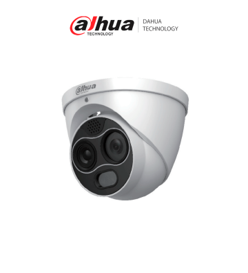 DHI-TPC-DF1241-B2F2-DW-S2 | DAHUA - Mini cámara Eyeball híbrida IP térmica/ 4 MP/ Eureka/ Funciones de IA / Detección de humo