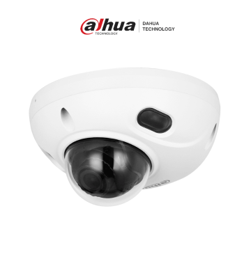 DH-IPC-HDBW3241F-AS-S2 | DAHUA - Cámara IP Domo Antivandálica de 2MP con lente de 2.8mm y 107 grados de apertura.