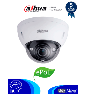 DH-IPC-HDBW5231EN-ZE-HDMI | DAHUA - Cámara IP Domo Antivandálica Resolución de 2 MP/ Lente Mot. 2.7 a 13.5mm