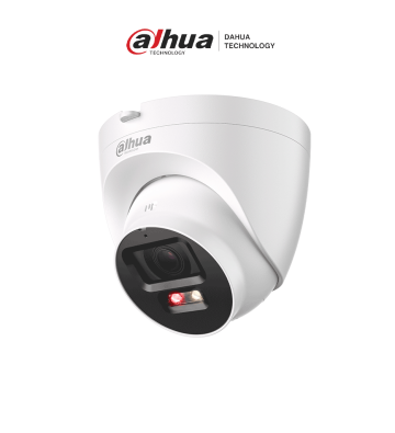 DH-IPC-HDW2549T-S-PV | DAHUA - Cámara Domo IP de 5 MP, 30 Mts de Iluminador Dual Inteligente/ Disuasión activa/ Lente 2.8mm/ S