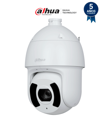 DH-SD6CE445GB-HNR | DAHUA - Cámara PTZ IP de 4MP con tecnología Starlight y zoom óptico 45x. Alcance IR de 250m