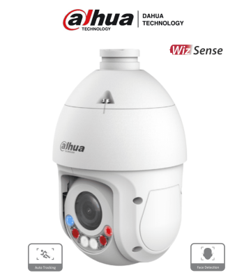 DH-SD4E425GB-HNR-A-PV1 | DAHUA - Cámara IP PTZ de 4 MP con WizSense, TiOC, FullColor, zoom 25x, Quick Pick, AutoTracking, SMD