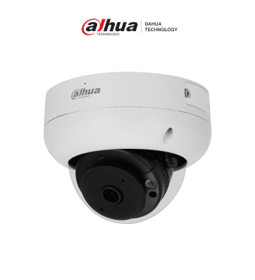 DH-IPC-HDBW3441R-AS-P | DAHUA - Cámara IP domo antivandálica de 4 MP con lente de 2.1 mm, visión nocturna de 15 m, IA WizSense