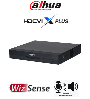 DH-XVR5216AN-I3/T | DAHUA - DVR de 16 Canales 5 MP Lite WizSense/ HDCVI X PLUS/ Audio Bidireccional/ H.265+