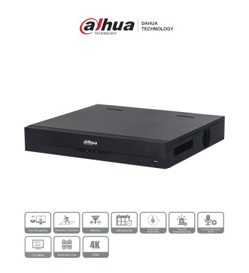 DH-XVR5432L-I3 | DAHUA - DVR de 32 canales 5MP Lite con IA WizSense, H.265+