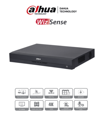 DH-XVR5216AN-4KL-I3 | DAHUA - DVR de 16 Canales 4k/ WizSense/ IA/ H.265+