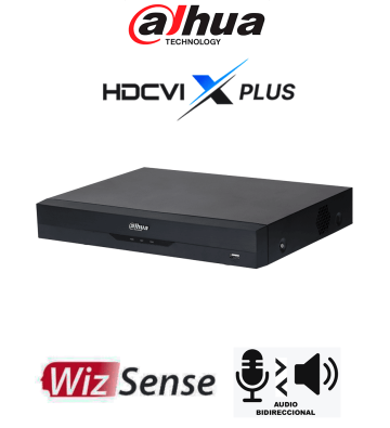 DH-XVR5108HE-I3/T | DAHUA - DVR de 8 Canales 5MP Lite WizSense/ HDCVI X PLUS/ Audio Bidireccional en los 8 Canales/ H.265+/ 8