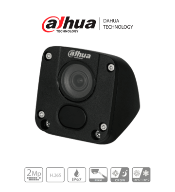 DH-IPC-MW1230DN-HM12 | DAHUA - Cámara móvil IP, Tipo: cubo, Resolución: 1080p, Lente de 2.8mm, Apertura de 115°, IR de 30 metr