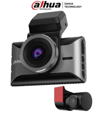 S10 | DAHUA - Dashcam, Equipada con 2 cámaras: frontal (4K) y trasera (1080p), Pantalla de 3 pulgadas