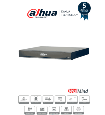 DHI-NVR5216-16P-I/L | DAHUA - NVR de 16 Canales 4k/ WizMind/ 16 Puertos PoE/ H.265+