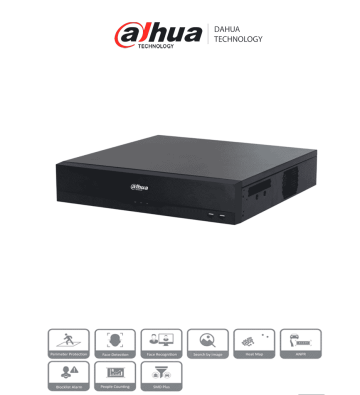 DHI-NVR5816-EI | DAHUA - NVR IP WizSense de 16 canales 2MP/ 2U 8HDD/ AcuPick/ H.265+