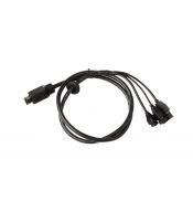 Montajes AXIS AXIS 5506-201 5506-201 | Cable con conector múltiple para conectividad de audio y alimentación para cámaras, 1m (3
