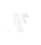 Face Plate COMMSCOPE COMMSCOPE 108333113 M13LE-262 | 108333113 | Faceplate montada al ras tipo LE, tres puertos, blanco - COMMS