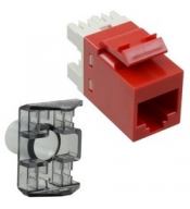 Jacks & Plug COMMSCOPE COMMSCOPE 1375055-7 1375055-7 | Jack Cat 6 sin blindar, rojo - NETCONNECT - COMMSCOPE.