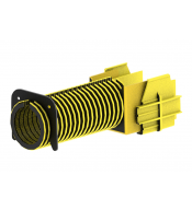 Porta Cables COMMSCOPE COMMSCOPE FGS-MEX1-C-5F FGS-MEX1-C-5F | Accesorio para tubo flexible simple de 2", 5 ft de largo, amarill