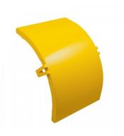Porta Cables COMMSCOPE COMMSCOPE FGS-SD4E-A FGS-SD4E-A | Cubierta para codo FiberGuide de 45° hacia abajo, 4 in x 4 in, amarillo