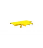Porta Cables COMMSCOPE COMMSCOPE FGS-SHRT-A FGS-SHRT-A | Cubierta a presión para T horizontal, 4 in x 4 in, amarillo - NETCONNEC
