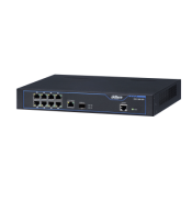 TRANSMISIÓN DAHUA DAHUA S1000-8TP S1000-8TP | Switch PoE 8 puertos 5.6G E802.3af/at MDI/MDIX 8K 1/1000Mbps SFP 1/1000Mbps RJ45 8