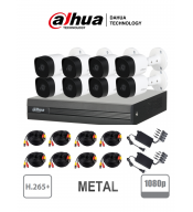 DVR DAHUA DAHUA COOPER XVR1B08KITII COOPER XVR1B08KITII | DAHUA Kit DVR Cooper Xvr1b08kitii, 8 Canales 2 Megapíxeles, 8 Cámaras