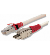 CONECTIVIDAD SIEMON T4T-B03M-B06L T4T-B03M-B06L | PATCH CORD TERA 4 PARES BLANCO BOTA AZUL 3M- SIEMON