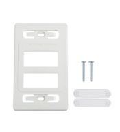 Face Plate SIEMON SIEMON MX-FP-S-06-02B MX-FP-S-06-02B | Placa de pared modular MAX, de 6 salidas, color blanco,Versión bulk (v