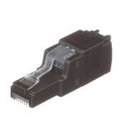 Jacks & Plug PANDUIT PANDUIT FP6X88MTG-X FP6X88MTG-X | Plug rj45 Categoría 6A UTP 4 pares Negro TX6A  PANDUIT