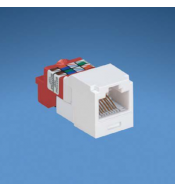 Jacks & Plug PANDUIT PANDUIT CJ5E88TWH CJ5E88TWH | Jack Modular Mini-Com TX5e, Panduit
