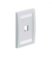 Face Plate PANDUIT PANDUIT CFPE1WHY CFPE1WHY | Faceplate Serie Ejecutiva, 1 módulo, Panduit
